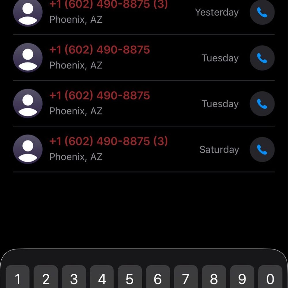 Non-stop calling