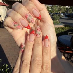 Charming Nail Lounge - Gelx design by TONY
