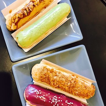 Eclair Bakery - Dulce de leche, matcha, hazelnut, and black current - Bakeries Near Me - New York, New York Eclair Bakery - Dulce de leche, matcha, hazelnut, and black current - Bakeries Near Me - New York, New York