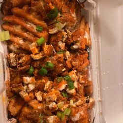 Houstatlantavegan - Loaded Buffalo Fries