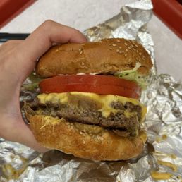 Double cheeseburger