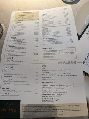 Menu photo 5 Piccolo Buco by Cooper's Hawk Tampa, FL