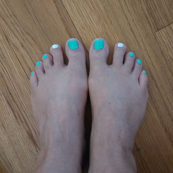 Edgy Nails & Spa - Gel Pedicure by Angie! - Nail Salons Near Me - Riverside, California