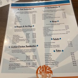 Ray's Cafe - Menu looks good