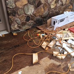 All In One Custom Builders - This area is where flooding in our basement happened repeatedly. We told each time but he never wanted to do anything about it.  garbage too