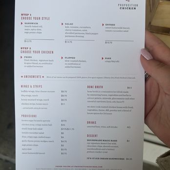 Proposition Chicken - Menu - Chicken Shop Near Me - San Francisco, California Proposition Chicken - Menu - Chicken Shop Near Me - San Francisco, California