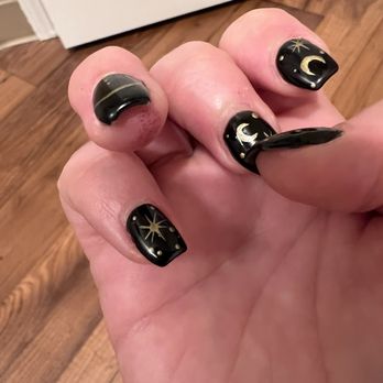 Lacquer Nails And Spa Tempe - Car Injury example - gel still great! - Nail Salons Near Me - Tempe, Arizona Lacquer Nails And Spa Tempe - Car Injury example - gel still great! - Nail Salons Near Me - Tempe, Arizona