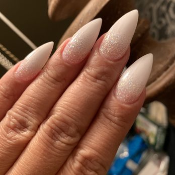 Diamond Nails - Last set I got - Nail Salons Near Me - Lawton, Oklahoma