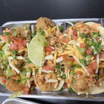 The Gripper Kitchen - Fried shrimp tacos - Fast Food Near Me - Pearland, Texas