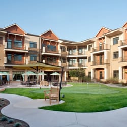 Walnut Village Orange County Retirement Community - Wanut Village park and putting green just outside the Wellbeing, Fitness and Aquatic Center