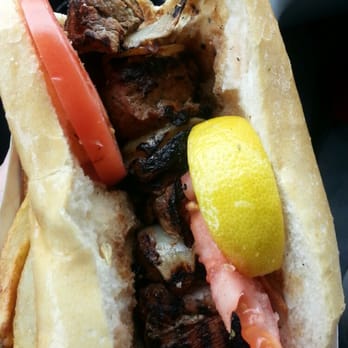 Mr D's Shish Kabobs - Pork shish-kabob $6.60 - Burgers Near Me - Chicago, Illinois Mr D's Shish Kabobs - Pork shish-kabob $6.60 - Burgers Near Me - Chicago, Illinois