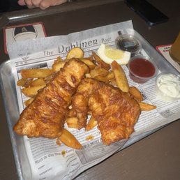 Full order of fish and chips