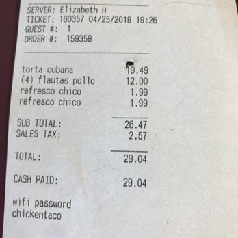 La Tortuga - Reasonably priced! However, more than what the menu said... - Mexican Near Me - Everett, Washington