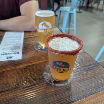 Golden Road Brewing - Mango cart LA style - New American Near Me - Anaheim, California Golden Road Brewing - Mango cart LA style - New American Near Me - Anaheim, California
