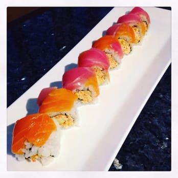 Hello Sushi - Sunset Roll - Sushi Bars Near Me - Fullerton, California