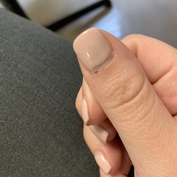 Club Nails - My cuticles were not removed completely. - Nail Salons Near Me - Port Reading, New Jersey Club Nails - My cuticles were not removed completely. - Nail Salons Near Me - Port Reading, New Jersey