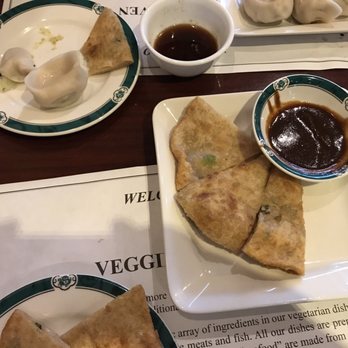 Veggie Heaven - Scallion pancakes and steamed dumplings. - Kosher Near Me - Teaneck, New Jersey Veggie Heaven - Scallion pancakes and steamed dumplings. - Kosher Near Me - Teaneck, New Jersey
