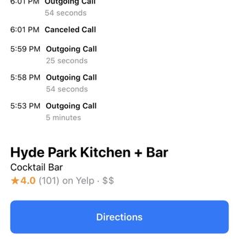Hyde Park - Being hung up on - Cocktail Bars Near Me - Webster, Texas