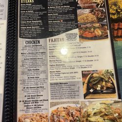 El Molino 3 - Menu as of 1/2024