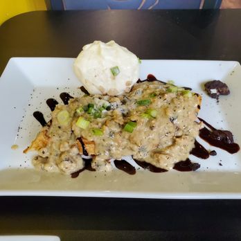 Waffles INCaffeinated - Upper St. Clair - My revolting frankenwaffle creation - Breakfast & Brunch Near Me - Pittsburgh, Pennsylvania