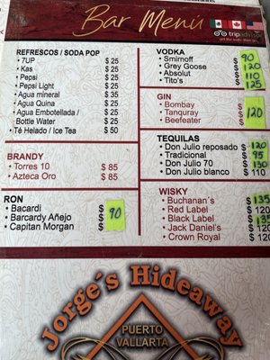 Menu photo 7 Jorge's Hideaway Shrimp Shack Puerto Vallarta, JAL