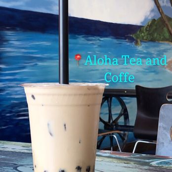 Aloha Tea & Coffee - Their Aloha Milk Tea Original with Fresh Boba - Coffee & Tea Near Me - Glendale, Arizona
