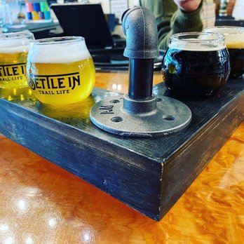 Trail Life Brewing - Flight at the bar - Brewpubs Near Me - Grand Junction, Colorado Trail Life Brewing - Flight at the bar - Brewpubs Near Me - Grand Junction, Colorado