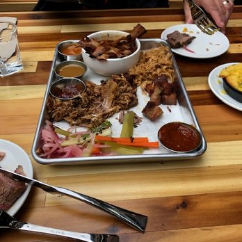Social Beer Haus - Shareable multiple meat option ($29). Tasty and a good feed for 2. - Barbeque Near Me - Calgary, Alberta