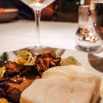 The Elderberry House - Poached halibut - incredible! - French Near Me - Oakhurst, California The Elderberry House - Poached halibut - incredible! - French Near Me - Oakhurst, California