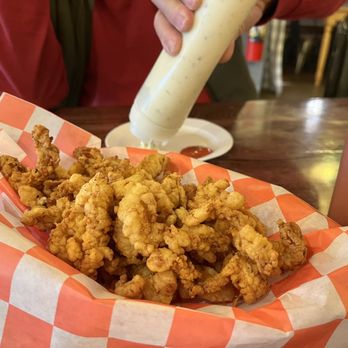Eddie F's - Clam strips...they have gluten-free batter options BTW - Fish & Chips Near Me - Saratoga Springs, New York Eddie F's - Clam strips...they have gluten-free batter options BTW - Fish & Chips Near Me - Saratoga Springs, New York