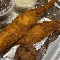 The Cabin Bar and Grill - Hand Breaded Deep Fried Walleye - Friday fish fry