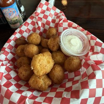Frying Pan - Hush puppies - free for the table! - Seafood Near Me - Southport, North Carolina