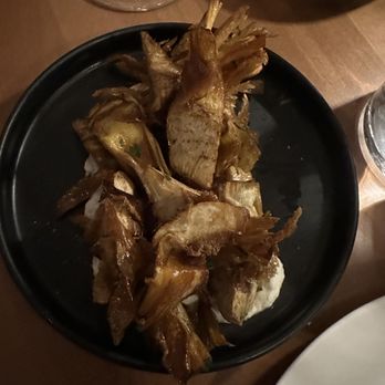 Talia - Fried artichoke starter... good. - French Near Me - Port Chester, New York Talia - Fried artichoke starter... good. - French Near Me - Port Chester, New York