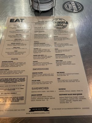 Menu photo 3 The Peninsula Grill Traverse City, MI Menu photo 3 The Peninsula Grill Traverse City, MI