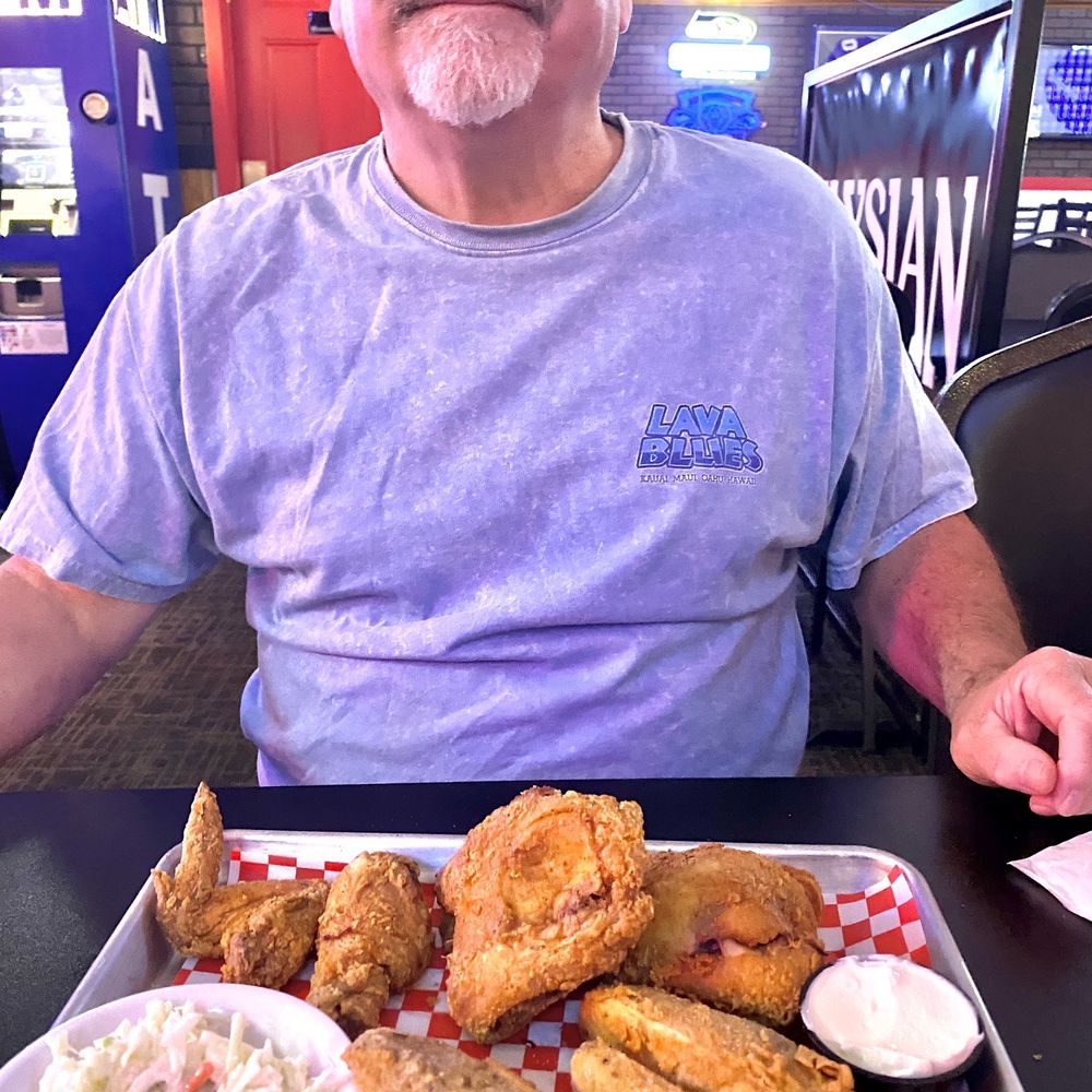The Chalet - The Tuesday special, Broasted chicken & Jo's $12!  Winner winner chicken dinner, really good meal! - Sports Bars Near Me - Puyallup, Washington