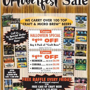 Brookville Beer - a flyer for the october sale - Beer, Wine & Spirits Near Me - Hempstead, New York