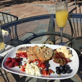 150 Sunset - Fruit and cheese platter #1 w/ mimosa - Breakfast & Brunch Near Me - El Paso, Texas