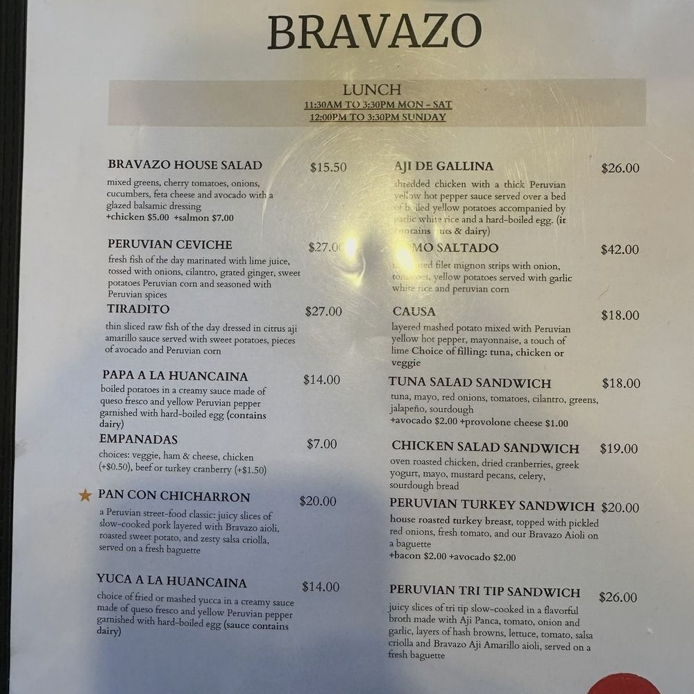 Bravazo - Menu - Latin American Near Me - Pleasanton, California Bravazo - Menu - Latin American Near Me - Pleasanton, California