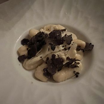 Restaurant August - Truffle gnocchi "black and blue" - New American Near Me - New Orleans, Louisiana