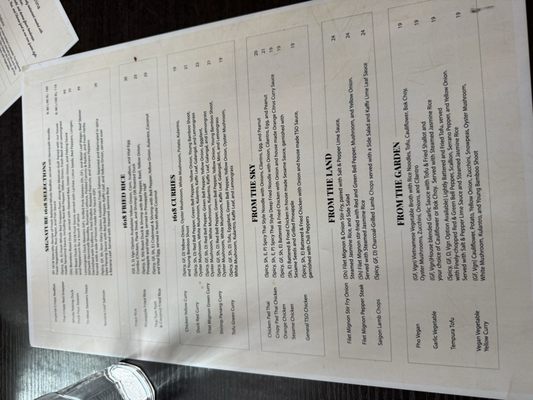 Menu photo 2 1618 Asian Fusion Austin, TX