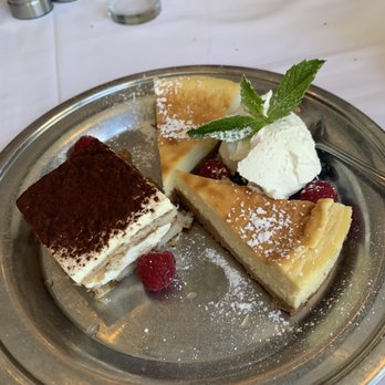Wolfgang's Steakhouse - Mixed dessert Cheesecake and Tiramisu w/Schlag - Steakhouses Near Me - Honolulu, Hawaii Wolfgang's Steakhouse - Mixed dessert Cheesecake and Tiramisu w/Schlag - Steakhouses Near Me - Honolulu, Hawaii