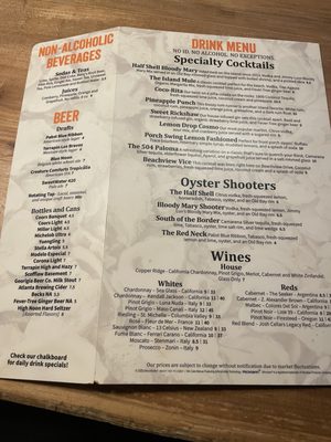 Menu photo 8 The Half Shell Saint Simons Island, GA