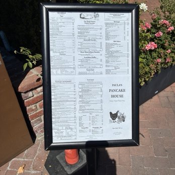 Paula's Pancake House - Paula's Menu 9/10/26 - Breakfast & Brunch Near Me - Solvang, California