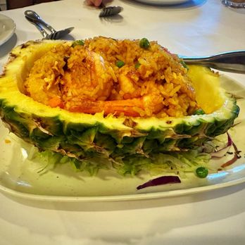Banana Leaf Restaurant - Pineapple Fried Rice (Prawns) - Singaporean Near Me - Milpitas, California