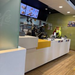 McDonald's - Inside counter where no one takes your order.