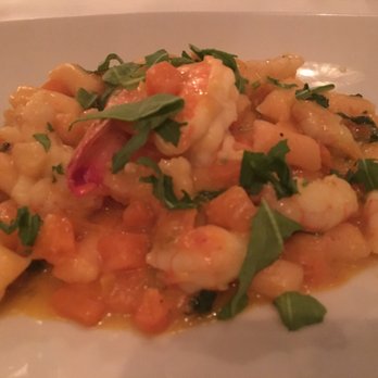 Il Ritrovo - Yummy gnocchi with pumpkin and shrimp. - Seafood Near Me - Salerno, SA