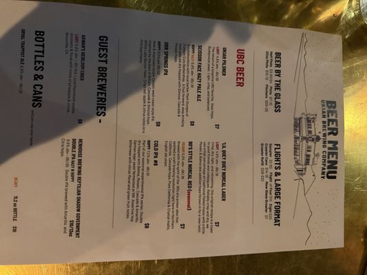 Menu photo 3 Ukiah Brewing Company Ukiah, CA Menu photo 3 Ukiah Brewing Company Ukiah, CA