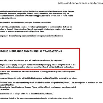 Integrated Aesthetic Dentistry - IAD Financial Transactions Commitment - General Dentistry Near Me - New York, New York