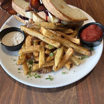 Plums Cafe - Turkey Avocado Bacon sandwich w/ fries - Breakfast & Brunch Near Me - Costa Mesa, California Plums Cafe - Turkey Avocado Bacon sandwich w/ fries - Breakfast & Brunch Near Me - Costa Mesa, California
