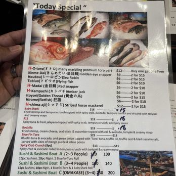 Starfish Sushi - Specials. - Japanese Near Me - Lincolnshire, Illinois